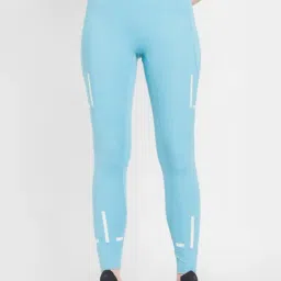 adidas Blue Printed Sports Tights-image-58