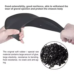 Automoto Cup Type Mud Flaps Splash Guard Front & Rear for Mahindra Kuv100 All Models (Set of 4) image 4