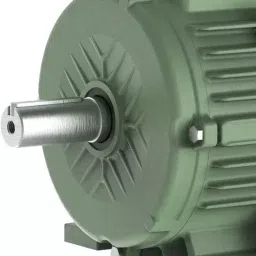 Silver Induction Motor Three Phase 0.5 HP 8 Pole Foot Cum Flange Mounted IE2, IM2CI0.508P3B35F image 2