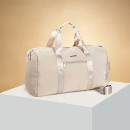 Forever Glam by Pantaloons Beige Solid Medium Duffle Bag-picture-46