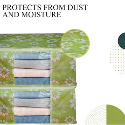 AMAK INC Green Fabric Multi-Utility Wardrobe Organisers image 4