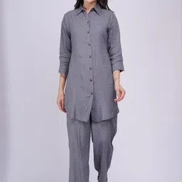 Minimul Shirt Collar Shirt With Trousers Co-Ords-picture-29