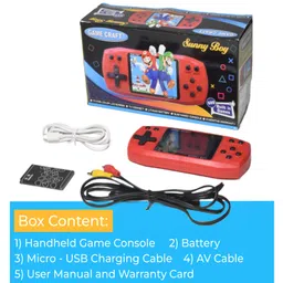 Game Craft Sunny Boy Hand Game Console - Multicolor-image-12