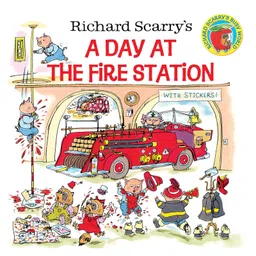 penguin random house Richard Scarry's A Day at the Fire Station Story Book By Huck Scarry - English-picture-18
