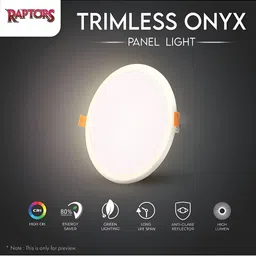 Raptors White & Orange Ceiling Lamp image 2