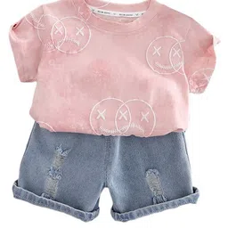StyleCast x Revolte Boys Printed Round Neck T-shirt With Shorts-picture-10