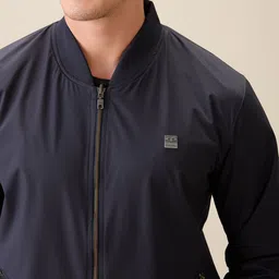 ColorPlus Stand Collar Reversible Bomber Jacket image 4