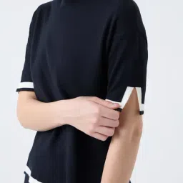 Wunderlove by Westside Black Solid Top image 4