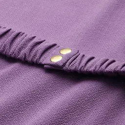 SASSAFRAS Lavender Belted Drop Shoulder Midi Dress image 5