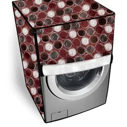 The Furnishing Tree Maroon Plastic Washing Machine Cover-picture-25