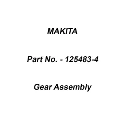 Makita Gear Assembly Suitable For DF457D, Part No 125483-4-picture-16