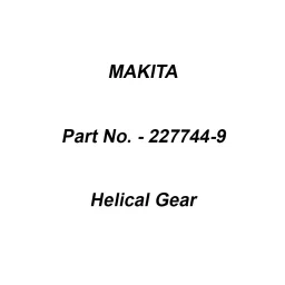 Makita Helical Gear Size 18 mm Suitable For EA3200S, Part No 227744-9-picture-28
