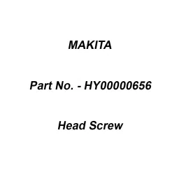 Makita Head Screw Size M4x10 mm Suitable For AF601, Part No HY00000656-picture-47