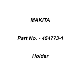 Makita Holder Size 15 mm Suitable For HR5212C, Part No 454773-1-picture-14