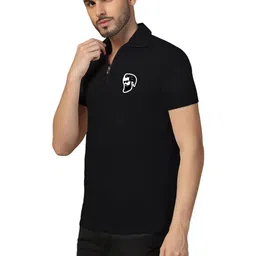 Blisstone Men Printed Polo Collar T-shirt image 3