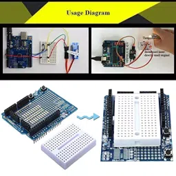 TECHDELIVERS Mini Breadboard Kit 170 Points Mini Small Solderless Breadboard PCB Kit  (Pack of 5) image 3
