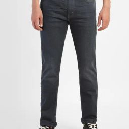 Levi's 512 Blue Cotton Tapered Fit Jeans-picture-30
