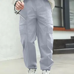 TIOR Boys Relaxed Pleated Cargos Trousers image 3