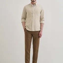 Banana Club Men Classic Gingham Checks Checked Casual Shirt image 5