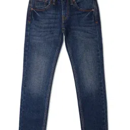Pepe Jeans Kids Blue Solid Jeans-image-90