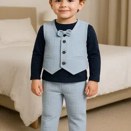 RAMIAAZ Boys Cotton Blend T-shirt with Trousers Clothing Set-picture-10