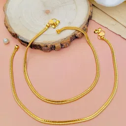 ABDESIGNS Set Of 2 Gold-Plated Anklet image 4