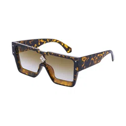 Arzonai Unisex Rectangle Sunglasses with UV Protected Lens MA-1113-LEOPARD-picture-41