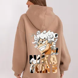 RAYACLOSET Women Printed Hooded Sweatshirt-image-29