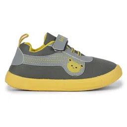 LIBERTY Mesh Detailed Lucy & Luke Text Designed Velcro Closure Shoes - Green image 3