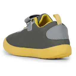 LIBERTY Mesh Detailed Lucy & Luke Text Designed Velcro Closure Shoes - Green image 4