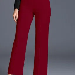 Jinax Women Mid-Rise Relaxed Fit Trousers-image-70