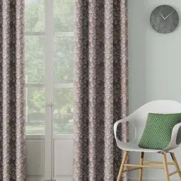 DDECOR Live Beautiful Purple Polyester 9 ft Long Door Curtain-picture-24