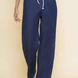 KATLINE Women Straight Fit High-Rise Jeans-image-9