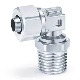 SMC KFG2 Series Swivel Elbow, 8 mm to R 1/8, Threaded-to-Tube Connection Style, KFG2V0806-01-image-0