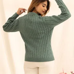 ARMISTO Women Cable Knit Pullover image 2
