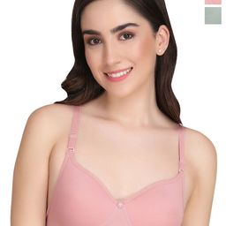 Liigne Pack Of 2 Full Coverage Lightly Padded Everyday Bras With All Day Comfort-picture-10