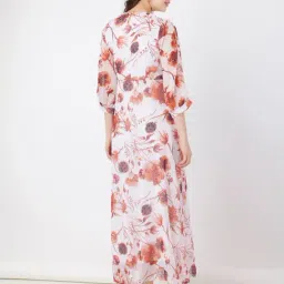 Zink London Multicolor Floral Print Maxi Dress image 2