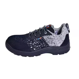 HIGHLITE Steel Toe Safety Shoes Double Density PU Sole Black & Grey UK 11, HL-2102 DD-picture-16
