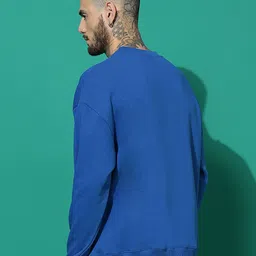 GRIFFEL Men Graphic Printed Round Neck Long Sleeves Pullover Sweatshirt image 2