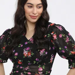 Tokyo Talkies Floral Print Top-picture-19