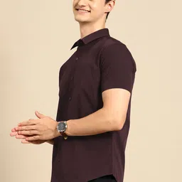 United Colors of Benetton Pure Cotton  Slim Fit Opaque Casual Shirt image 3