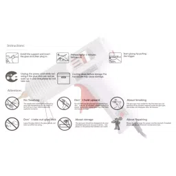 CRAFTYGUN 150 W Crown or Max Hot Melt Glue Gun with 15 Sticks Adjustable Temperature White 11 mm Stick Dia., (CRAFTY)-WHITE(150W)-15-ST image 4