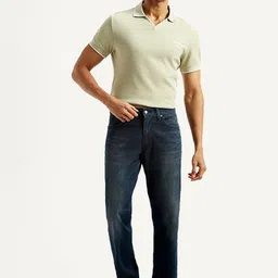 Levis Men Classic Tapered Fit Mid-Rise Light Fade Stretchable Jeans image 3