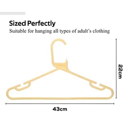 Aura 12-Pcs Blue & Cream European Style Multi-Purpose Clothes Hanger image 4