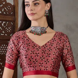 KALINI Striped Silk Blend Saree image 5