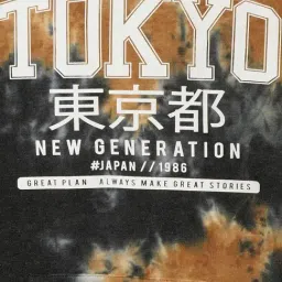 R&B Kids Black Tie-Dye Regular Fit Hoodie image 5