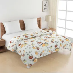 Swayam Pure Cotton Double Bed Ac Comforter-Yellow image 1