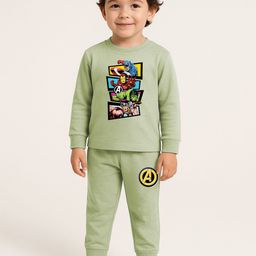 YK Disney Boys Disney Printed Cotton Clothing Set-picture-34