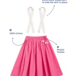 Tiber Taber Frill Sleeves Floral Embroidered Lehenga Choli With Dupatta - Pink image 4