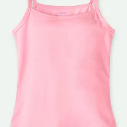 Ariel Cotton Lycra Knit Pack Of 3 Sleeveless Solid Camisoles - Green Red & Pink image 4